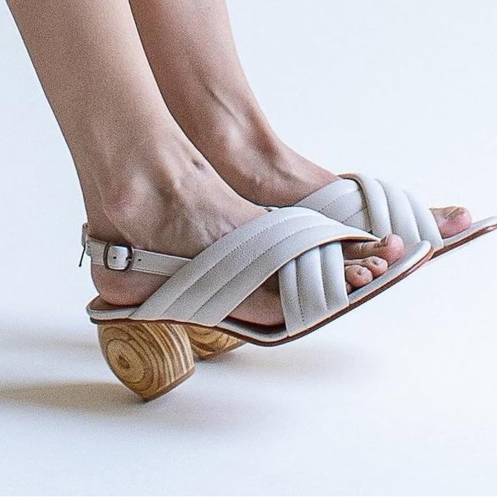 Huma Blanco Franny Sandal - White Strappy Sandals